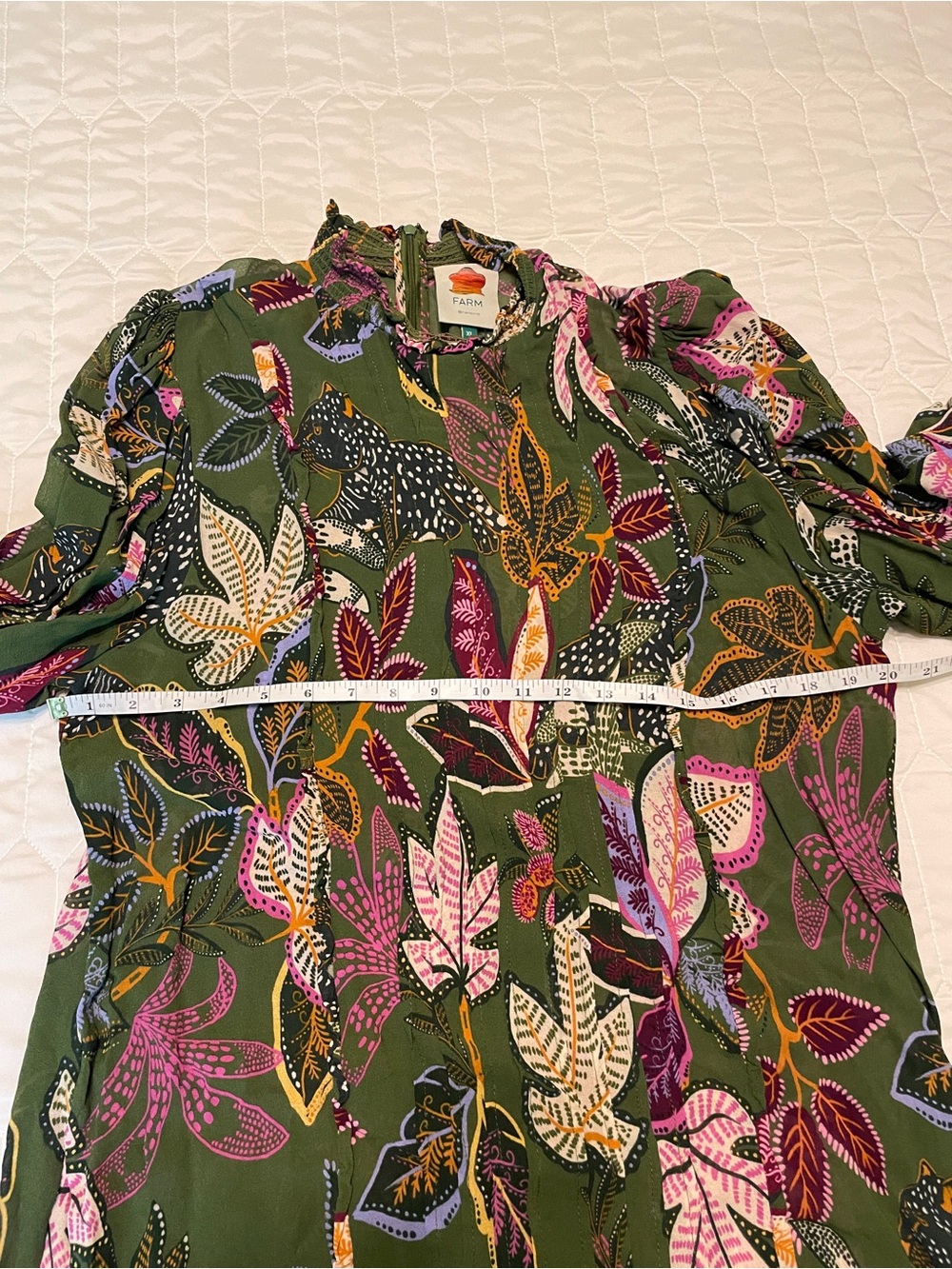 Farm Rio Jungle Mini Dress X Large - Picture 7 of 9
